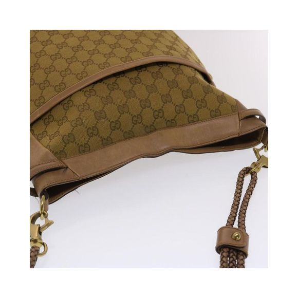 Pre Loved GUCCI  GG Canvas Shoulder Bag Brown 109097 Auth 49074 - Picture 6 of 10